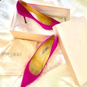 Jimmy Choo Hot Pink Pumps